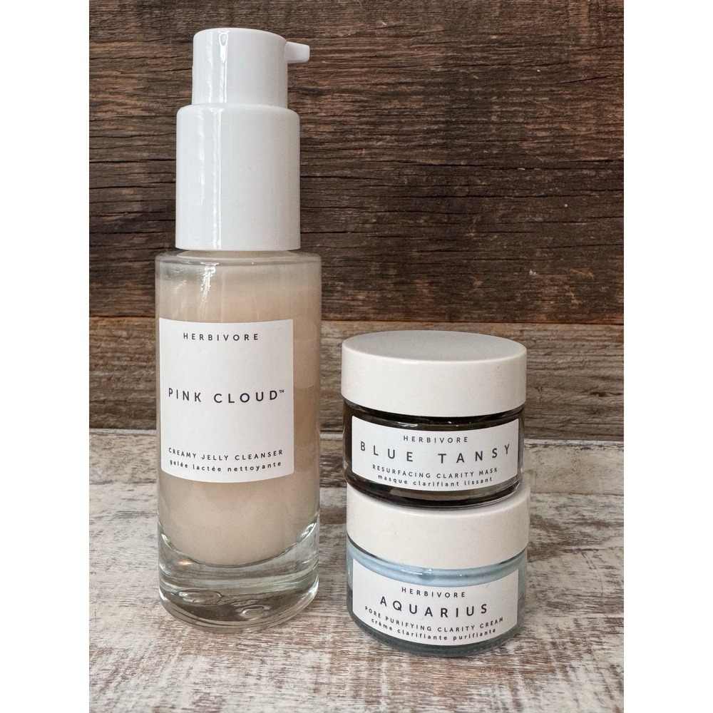 Herbivore Waves of Clarity Set – Pink Cloud, Aquarius, Blue Tansy | MSRP = $36
